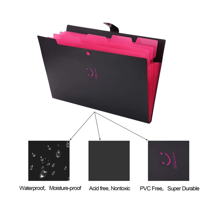 Многофункциональная Папка органайзер для документов 5 Карманов папка А4 Сумка