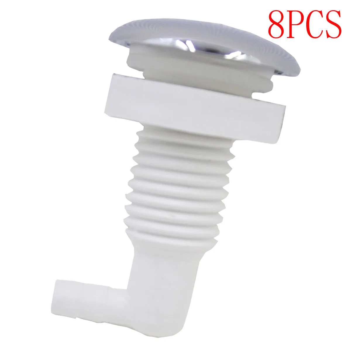 8/шт хромированная поверхность воздушная форсунка ПВХ основа струя аксессуары