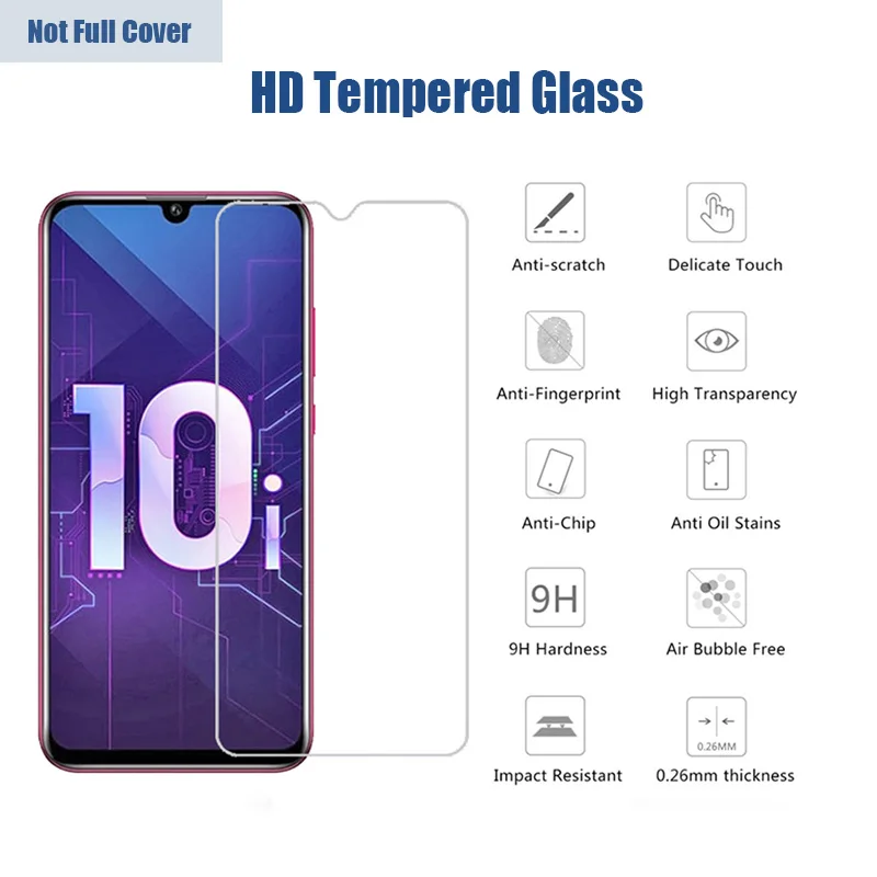 Закаленное стекло для Honor 10 Lite 9X 8X 7X 6X экрана 20 Pro 9C 8C 6C 9A 8A 7A Россия 6A | Мобильные