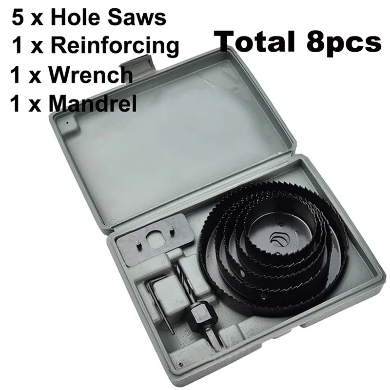 Набор корончатых сверел для отверстий сделай сам 16 шт. набор коронок 19 127 мм из