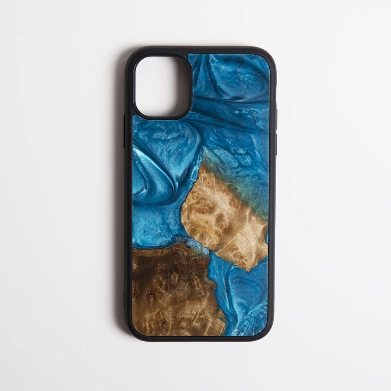 Деревянный чехол для телефона iphone 11 Pro Max полимерный эпоксидный клей xs max x xr