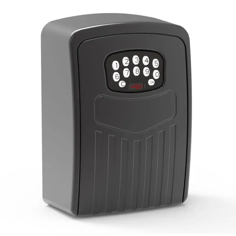 

Tuya Smart Key Lock Box Wall Mounted Aluminum Alloy Key Safe Box Weatherproof With Code Key Storage Lock Box Indoor Outdoo