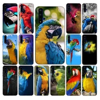 yndfcnb blue ringneck parrot phone case for huawei mate 20 10 9 40 30 lite pro x nova 2 3i 7se