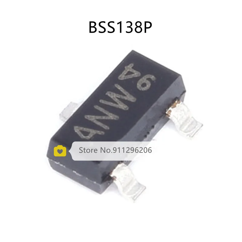 100 шт./лот BSS138P SOT-23 ANW 100% Новый оригинальный | Электроника