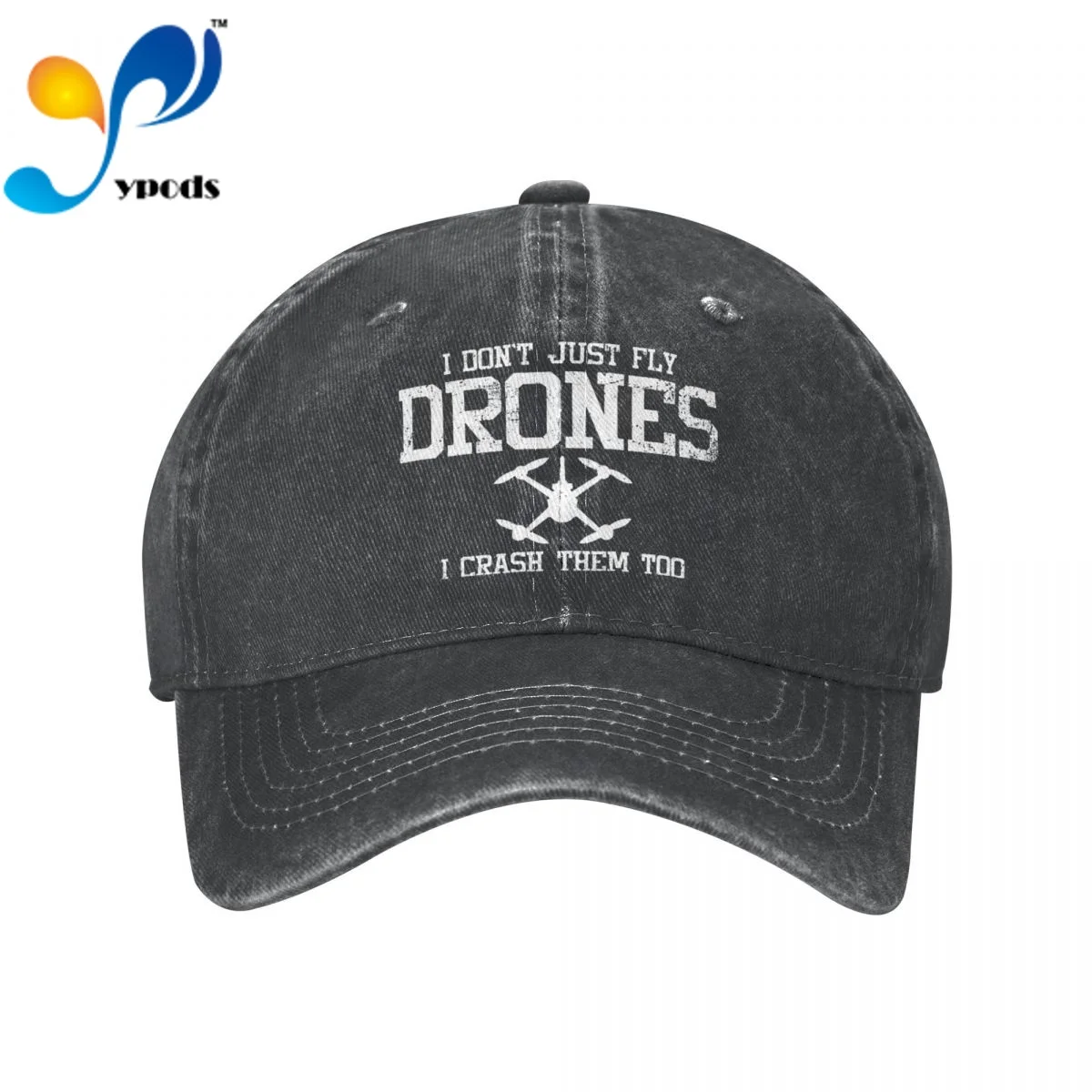 

I Don't Just Fly Drones I Crash Them Too Cotton Cap For Men Women Gorras Snapback Caps Baseball Caps Casquette Dad Hat