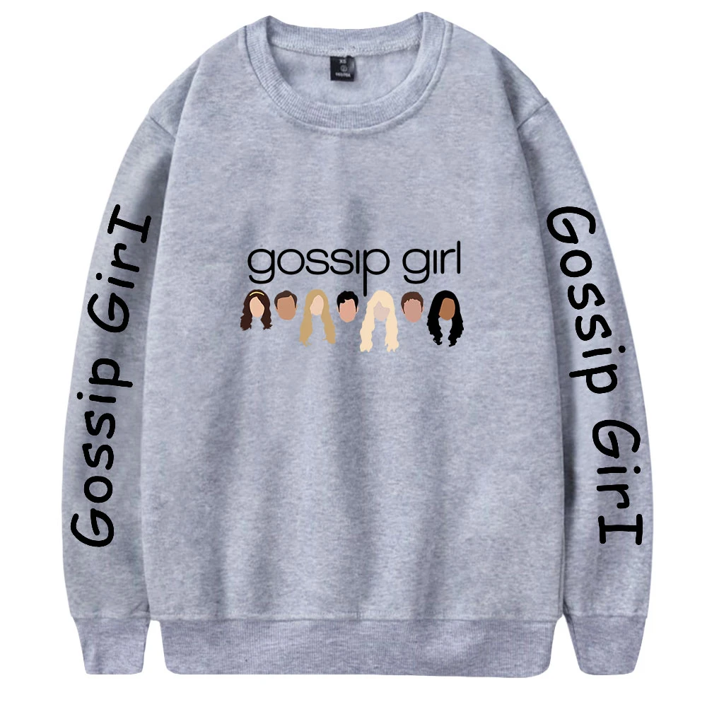 

Весенняя распродажа, толстовка Сплетницы с круглым вырезом и буквенным принтом в стиле Харадзюку, удобная хлопковая толстовка унисекс с кр...