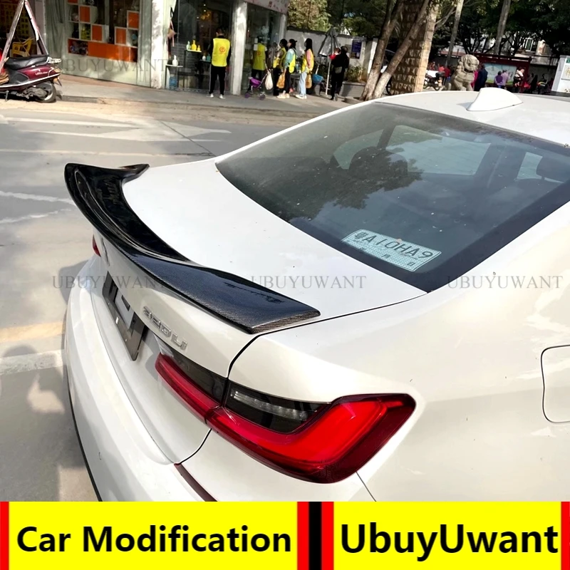 

UBUYUWANT For BMW NEW 320i 330i 335i 340i 2019-2021year G20 Carbon Fiber Exterior Rear Spoiler Tail Trunk Boot Wing Decoration