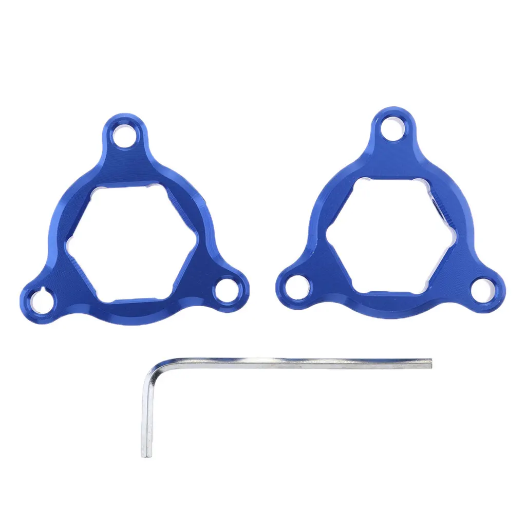 

2 комплекта черный/синий 19 мм передняя вилка регуляторы предварительной нагрузки для Honda CRF1000L 2016 2017 2018