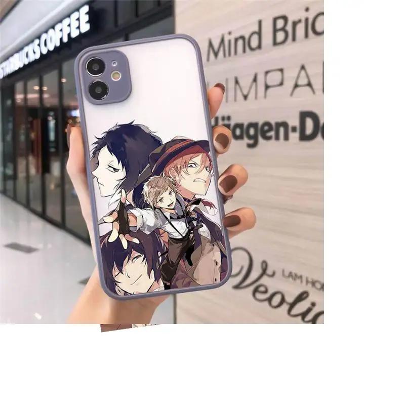 

bungou stray dogs Dazai Osamu Phone Cases Matte Transparent For iPhone 12 Mini 11 Pro XR XS Max 7 8 Plus