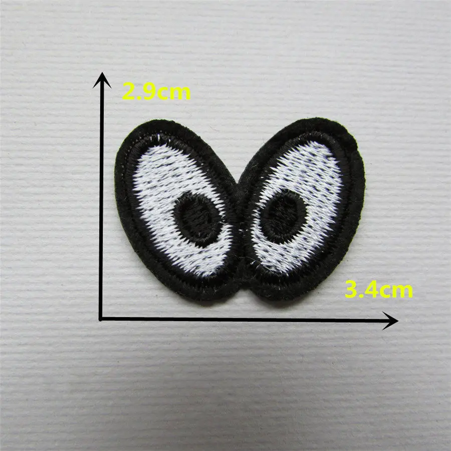 Тканевые значки с глазами декоративные нашивки для украшения джинсов сумок шляп