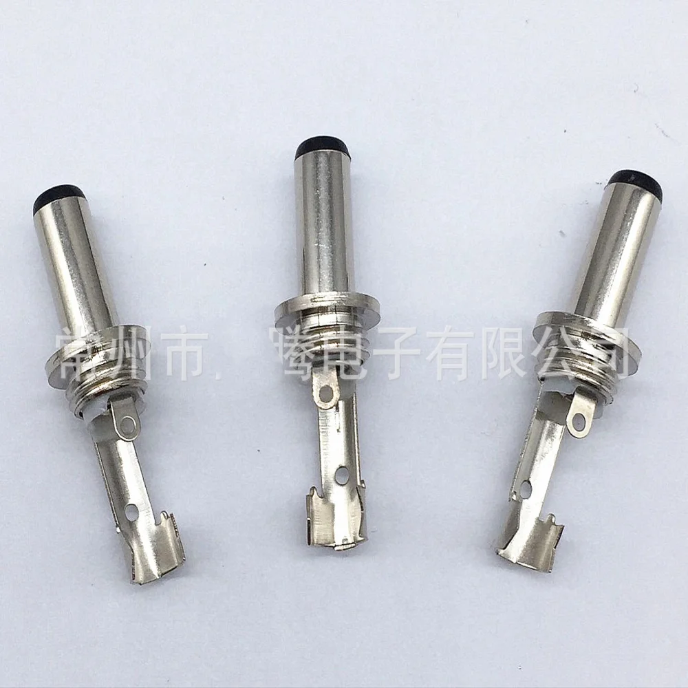 

1000pcs 5.5*2.1*14 5.5*2.5*14 assembled dc plug large plate diameter 10mm panel type fixed plug