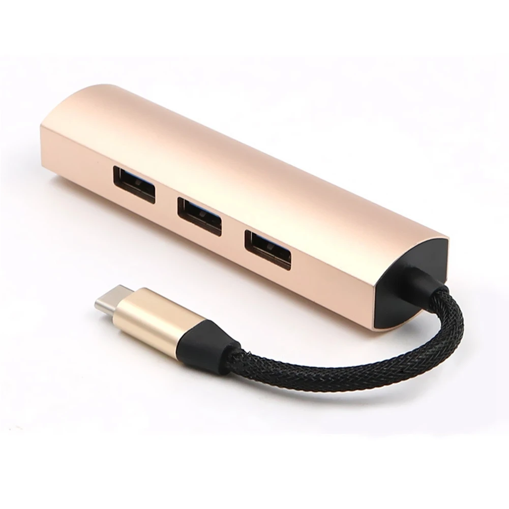 Type c до 4USB3. 0 алюминиевый сплав сплиттер адаптер прочный ноутбук жесткие диски