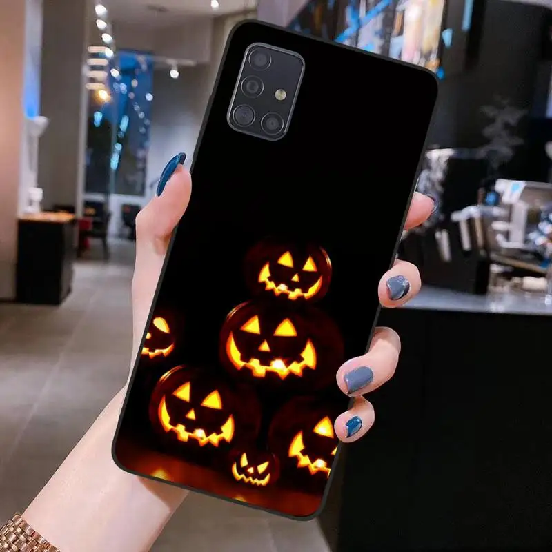 

Halloween pumpkin lantern Phone Case for Samsung S20 plus Ultra S6 S7 edge S8 S9 plus S10 5G lite 2020