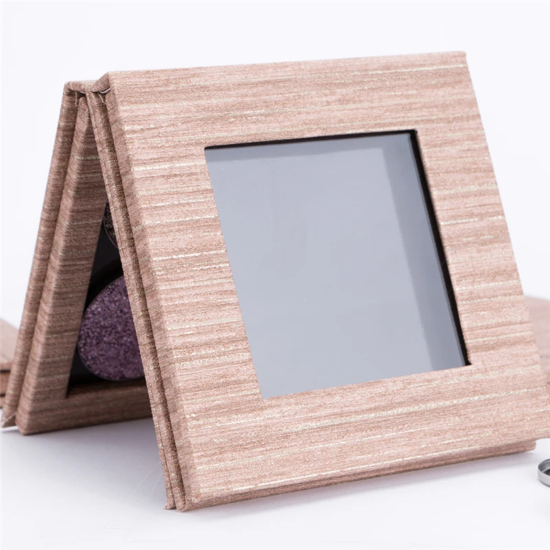 Новый дизайн золотые Пустые Тени для век Магнитная коробка самодельные тени