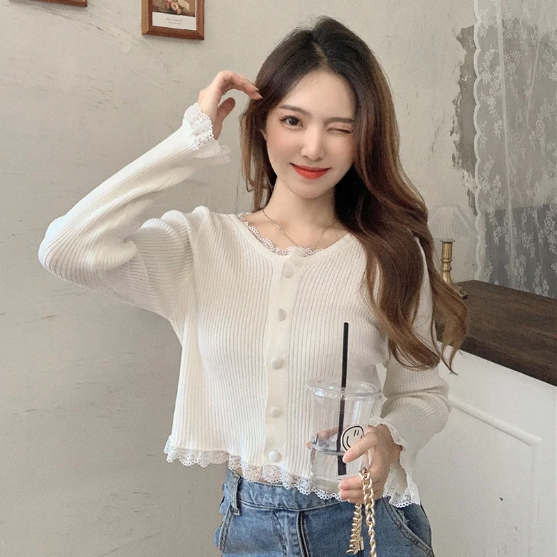 

Свитер женский осенний трикотажный, теплый, однотонный