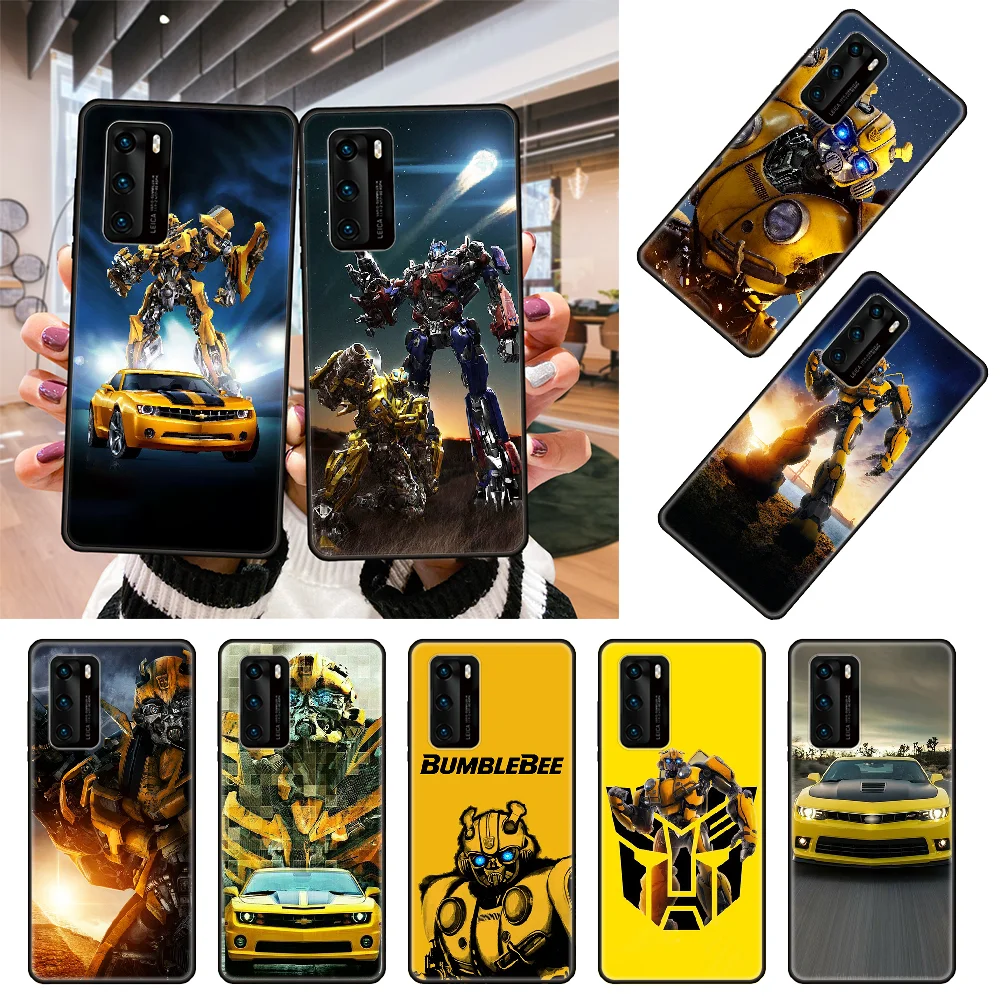 Чехол для телефона Huawei P20 P30 P40 P Smart Z 2019 P10 Mate 30 10 20 Lite Pro черный чехол Prime силиконовые