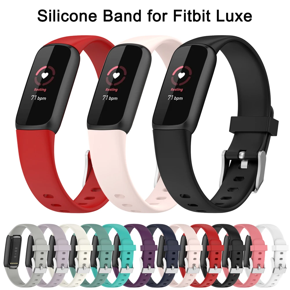 

Силиконовый ремешок для Fitbit Luxe, сменный ремешок для спортивного браслета