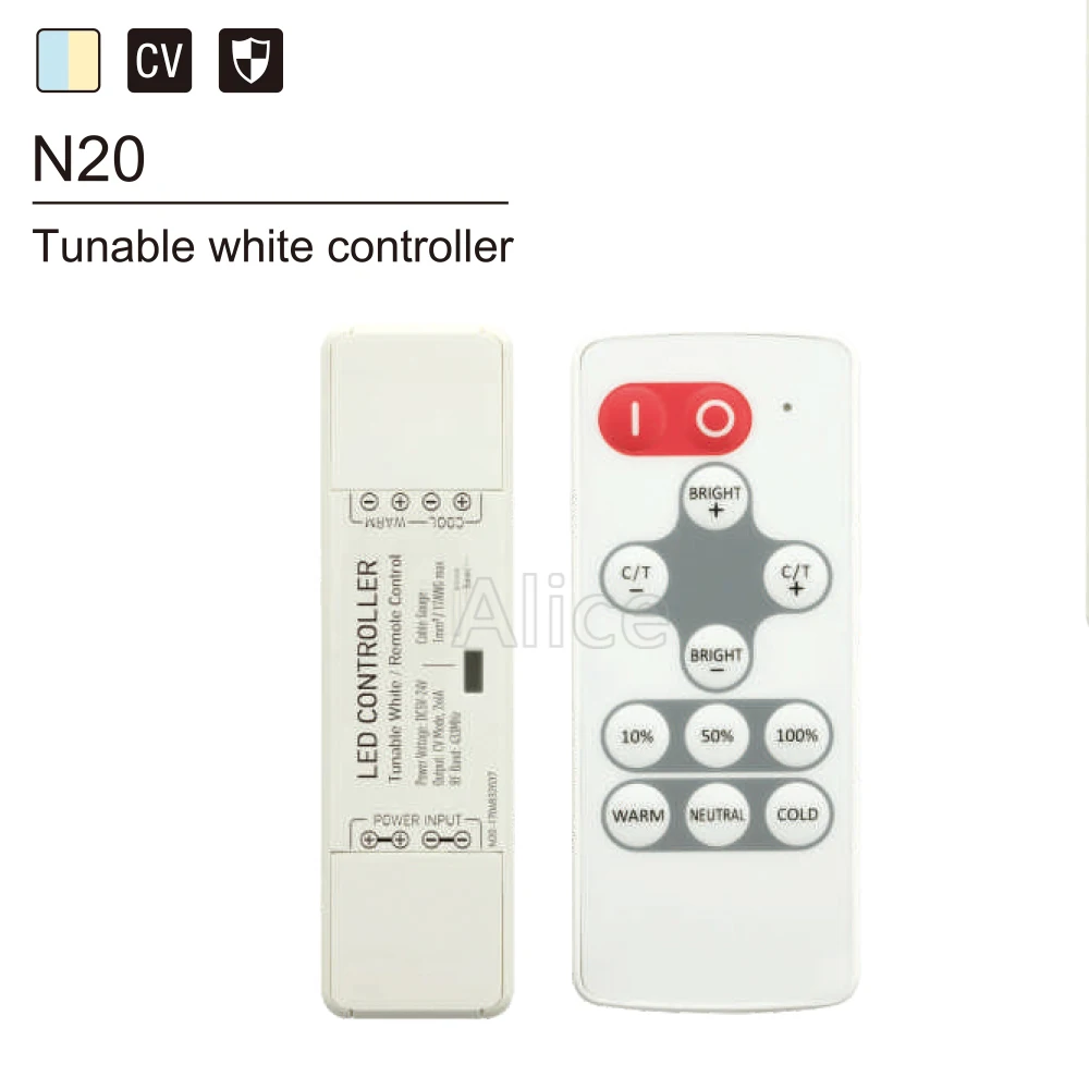 Новый DC5 24V Одноцветный/CCT/RGB/RGBW Беспроводной RF пульт дистанционного управления Nano