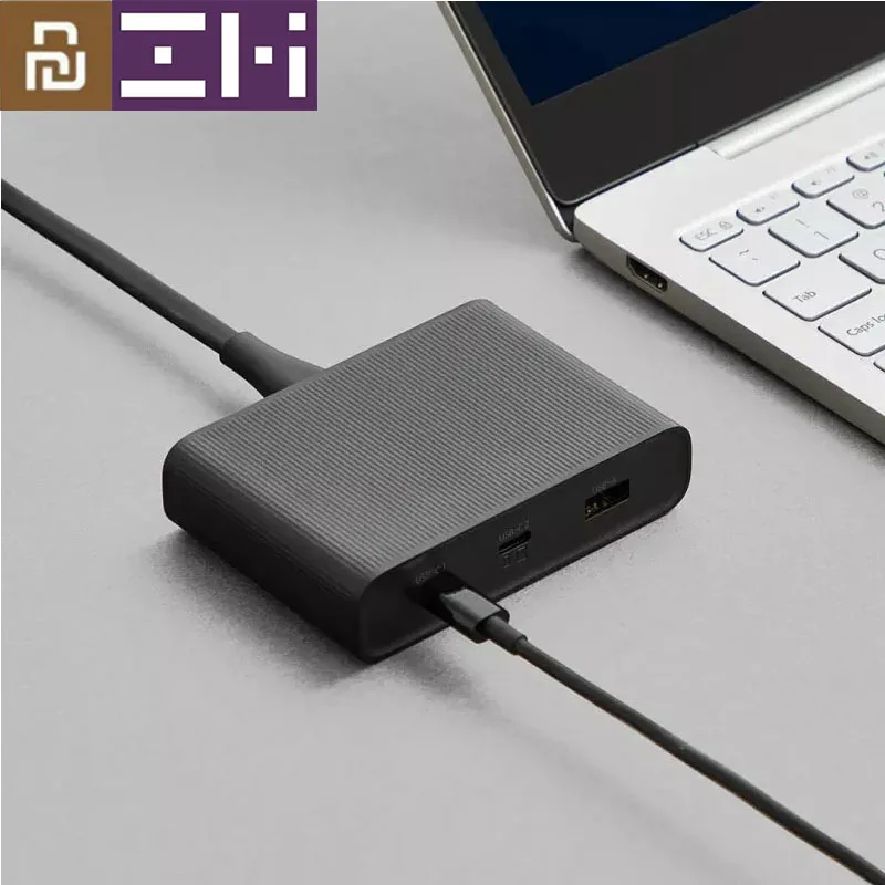 Youpin ZMI настольное зарядное устройство 65 Вт 3 порта PD3.0 USB 2C1A для Android iOS