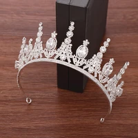 rhinestone headband wedding tiara bride crown hair ornament vintage crystal crown headdress bridal wedding hair accessories