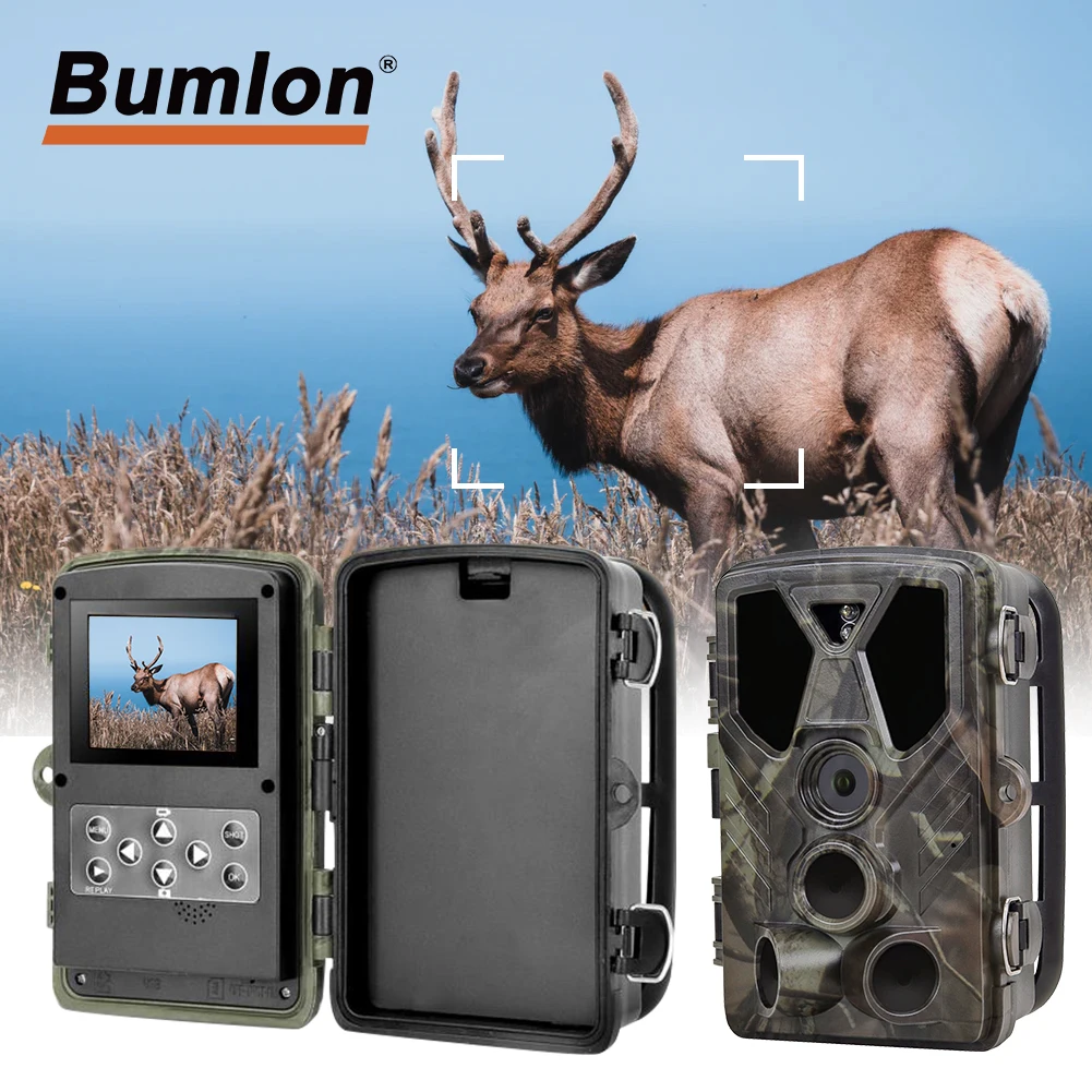 

Охотничья фотоловушка с ИК-подсветкой, 2,7 K, 36 МП