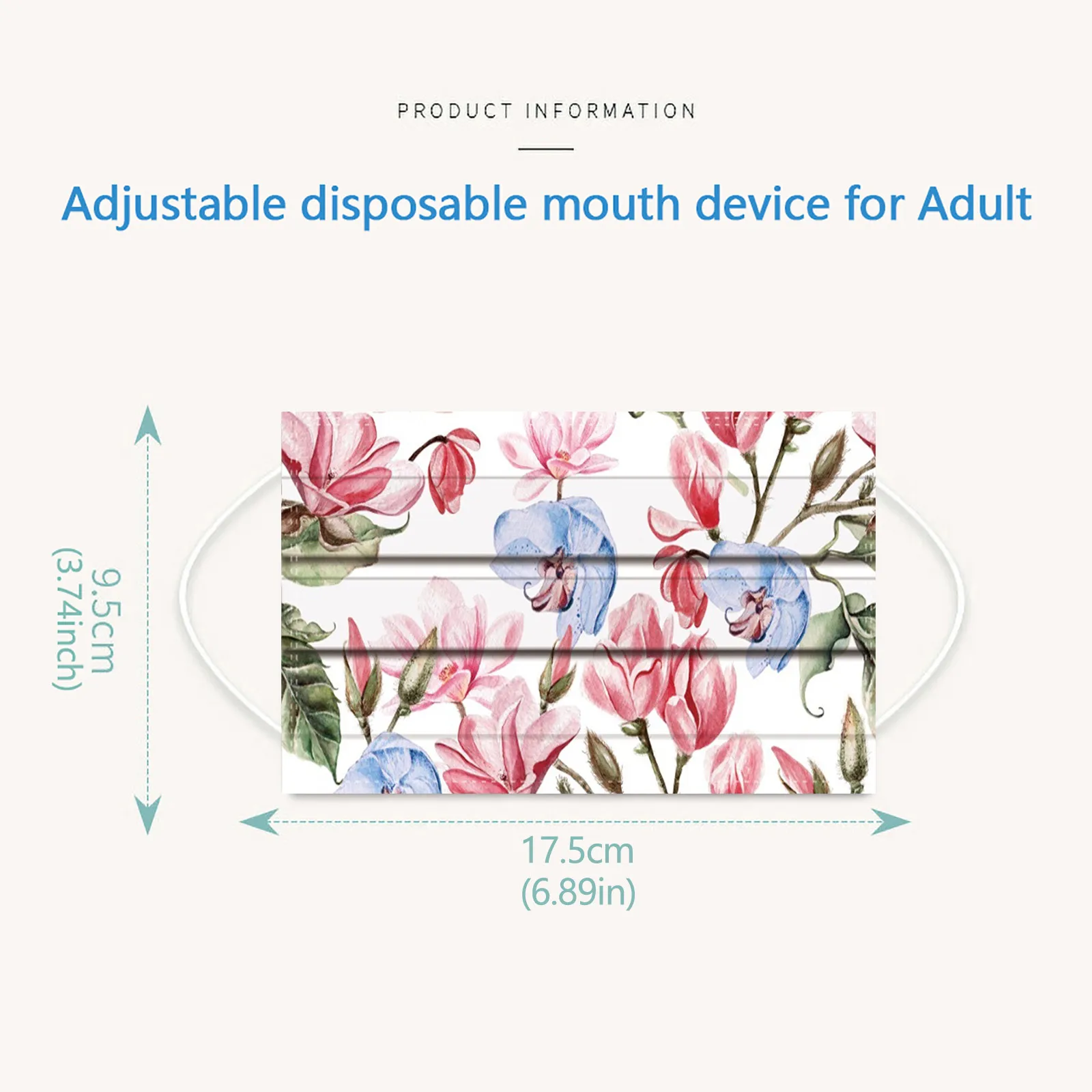 

Headband mascara Adult Mask Disposable Face Mask Industrial 3Ply Ear Loop 50PCS masque jetable femme mscara #