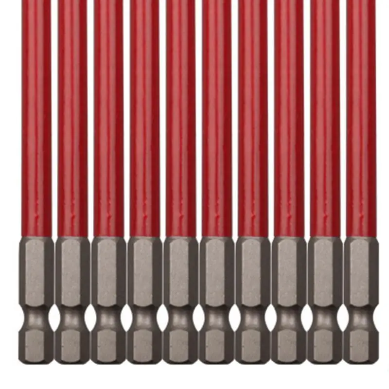 10Pcs PH2 150mm Power Drill Bit Set Long Reach Non Slip 1/4'' Hex Screwdriver | Инструменты