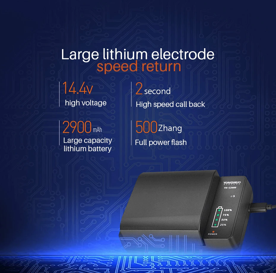 YONGNUO YN200 флэш-светильник ttl HSS 2,4G 200 Вт литиевый аккумулятор usb type C совместимый YN560-TX(II)/YN560-TX Pro/YN862 для CanonNikon