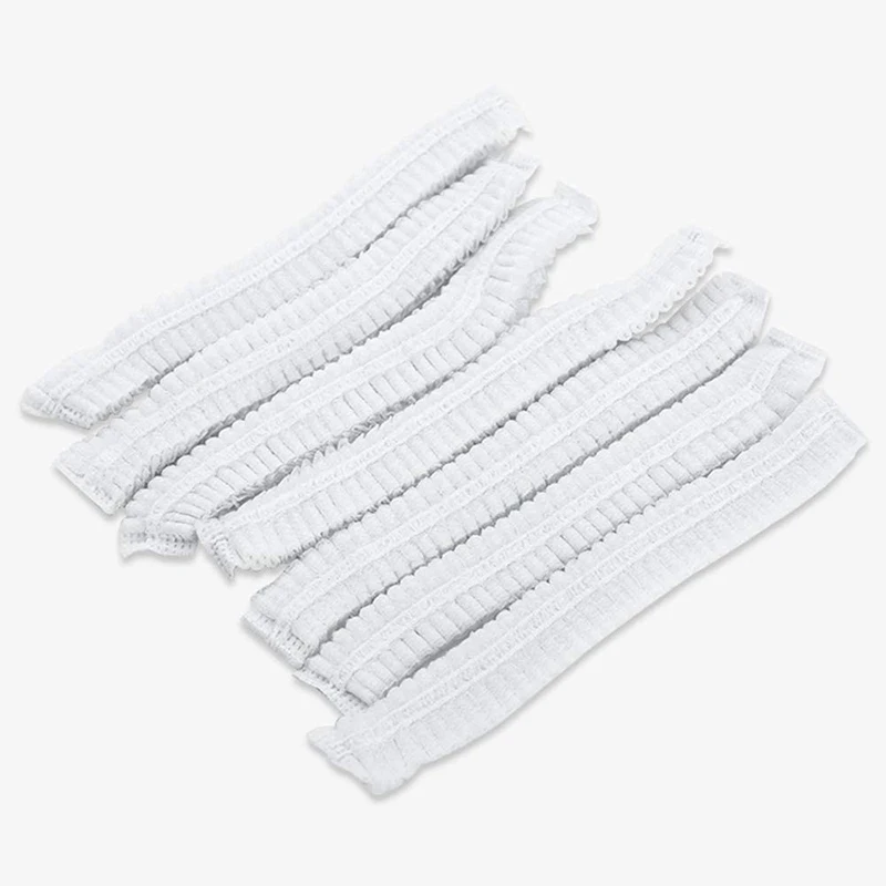 50/100 шт нетканый материал одноразовые шапочки для душа сетки волос Красота спа