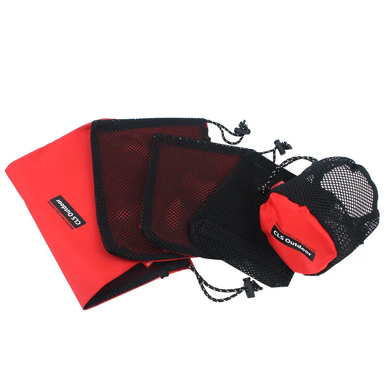

Outdoor Bag Ultralight Mesh Stuff Sack Camping Sports Drawstring Storage Bag Hiking Traveling Climbing Drawstring Bags