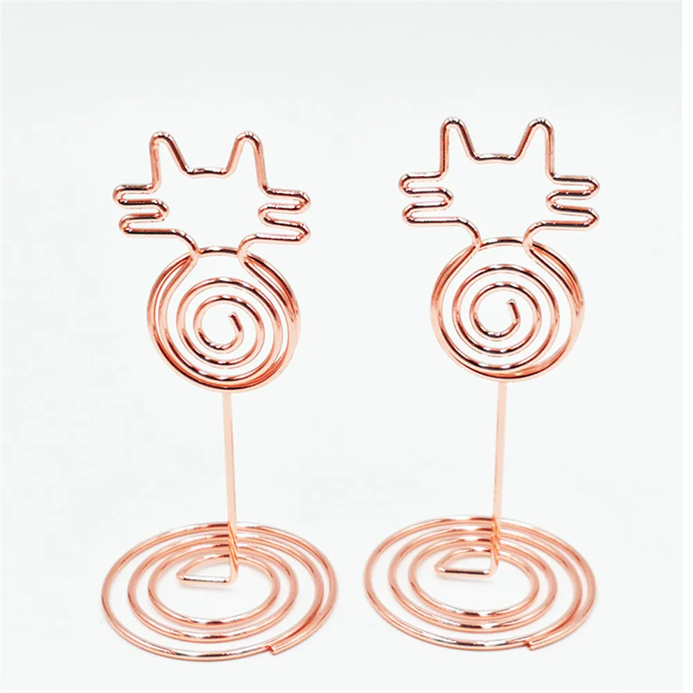 2 шт. милая мультяшная карточка с кошкой держатели для скрапбукинга фотозажимы