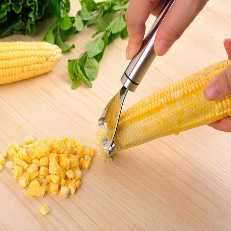 1 шт. нержавеющая сталь молотилка для кукурузы овощерезка слайсер высокое