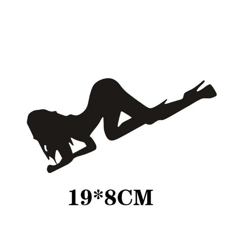 

19*8CM Sexy Girls Temptation Personalized Car Stickers Decals Bumper Sticker Cover Scratches Beauty Temptation Car Styling