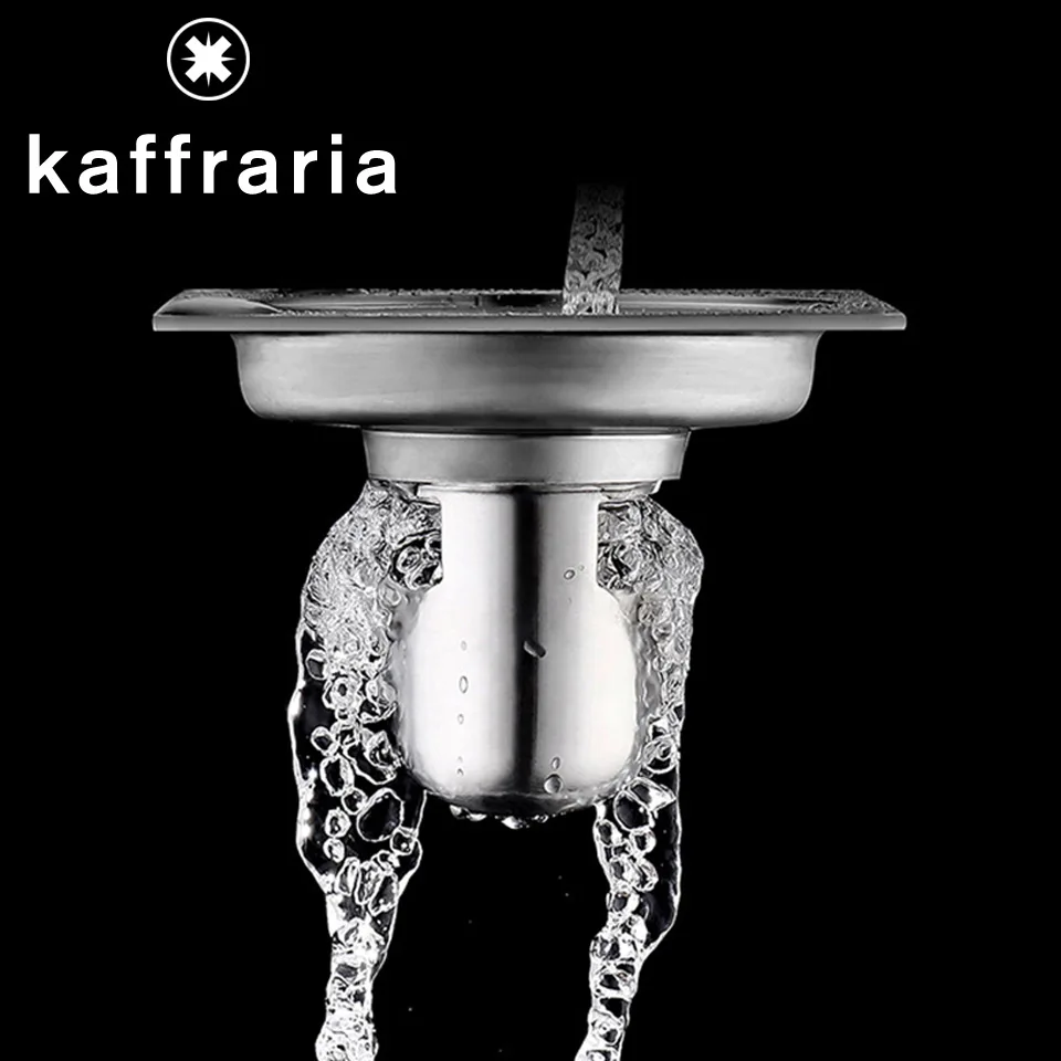 Слив Kaffraria в полу 304 для душа из нержавеющей стали Ванная комната Кухня Frool