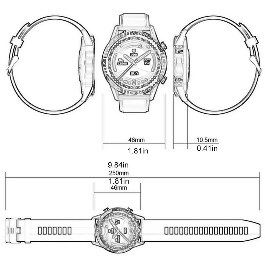 L13 Men's Touch Screen Smart Watch Bluetooth Call Heart Rate Blood Pressure Detection Dial Waterproof Father Gift To Dad | Электроника