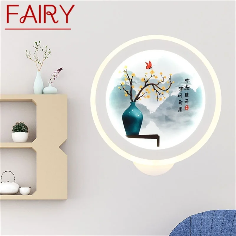 

FAIRY Wall Lamps Contemporary Creative Indoor LED Pattern Art Sconces Lights For Home