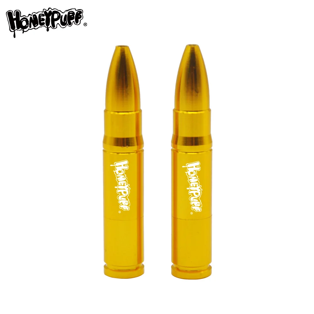 Богатая собака металлические трубы креативная курительная трубка трава Золотая