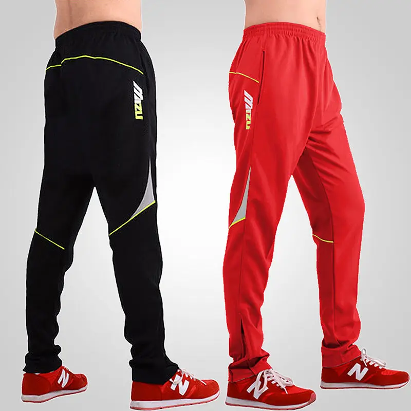 Штаны для бега мужские тренировочные штаны футбола спортивные фитнеса тенниса