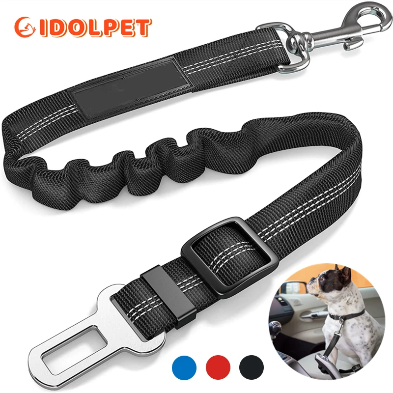 Автомобильный ремень безопасности для собак регулируемый прочный нейлоновый
