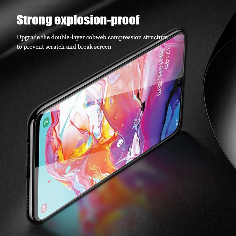 9D закаленное стекло для Samsung Galaxy A720 A7 A320 A3 2017 защитное на samsung galaxy A6 A8 A9 A10 Plus 2018 |