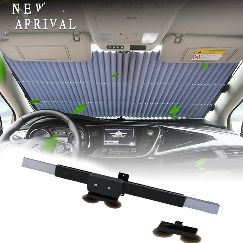 

Car Windshield Sunshade Cover Automatic Retractable Sunblind Sun Shade Protection for Car Front Window Windshield Sun Shade