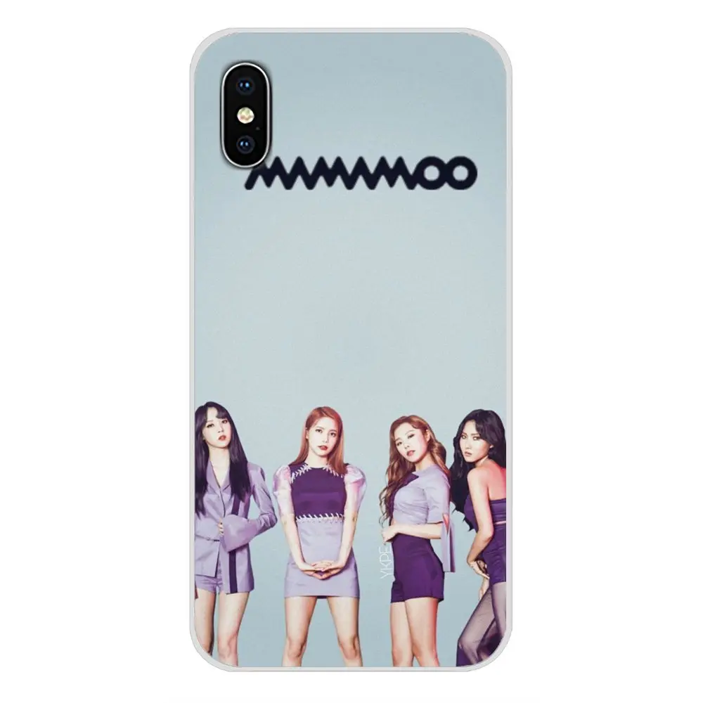 Аксессуары чехлы для телефонов Mamamoo KPOP girls Apple iPhone X XR XS MAX 4 4S 5 5S 5C SE 6 6S 7 8 Plus ipod touch