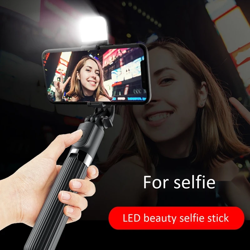 L03S Bluetooth Selfie Stick Fill Light Integrated Tripod Beautifying Live Bracket Suitable For Android IOS | Электроника