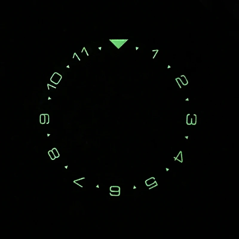 38 мм керамический ободок светящиеся весы Безель вставка для Seiko циферблат Prospex