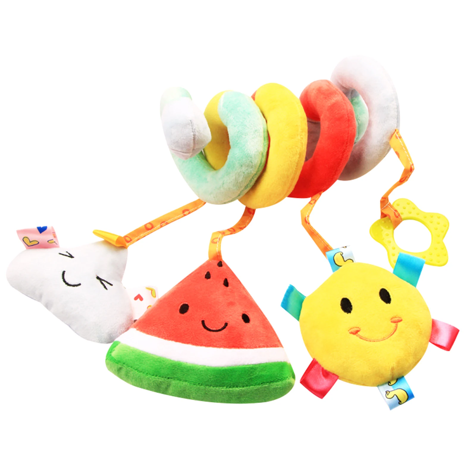 

Soft Infant Crib Bed Stroller Toy Spiral Baby Toy For Newborns Car Seat Educational Rattles Baby Towel baby Toys 0-12 months