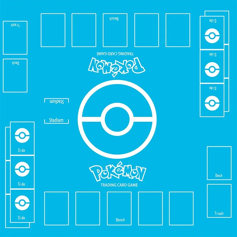 PTCG-Juego de lucha de cartas de Pok&eacute;mon PARA 2 JUGADORES, tapete de mesa, juego de colecci&oacute;n de Pikachu Charizard, juguetes de regalo para ni&ntilde;os-4