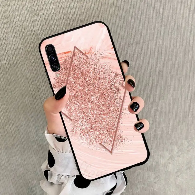 

Gold Rose Love heart Bling Phone Case black For Samsung galaxy S 21 20 10 8 A 51 71 50 21s 70 40 20 20e note 10 plus Ultra 5g fe