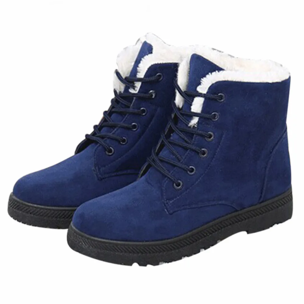 

Горячая Распродажа, зимние ботинки, Зимние ботильоны, женская обувь размера плюс, обувь 2018, модные зимние Ботинки на каблуке, модная обувь