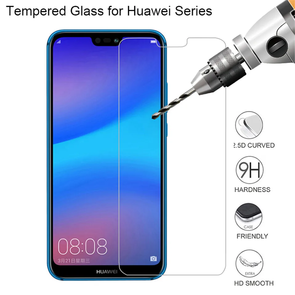Закаленное стекло для защиты экрана Huawei P30 P30Pro Защитное телефона HD Honor V30 Pro 50