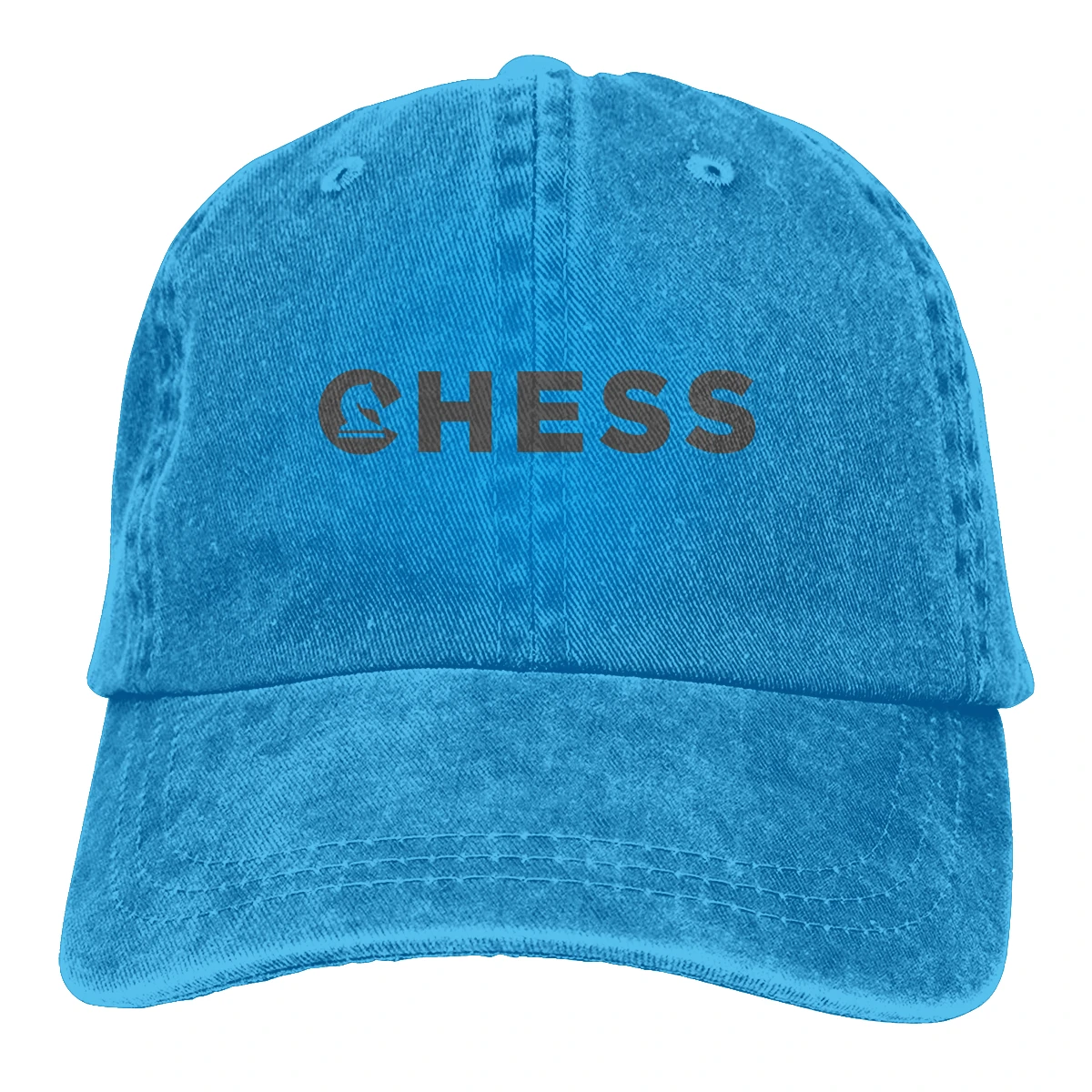 

Chess man woman's Retro Washed Cowboy hat Sun Caps